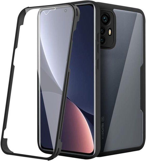 Stoßfeste 360 Ganzkörper Schutzhülle für Xiaomi 12T Pro, 11T, 12, 11 Lite 5G in Transparent - Bild 1