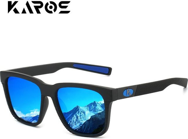 KAROS Angelbrille Sportsonnenbrille, Vollrand, Kunststoff, Schwarz, Unisex - Bild 1