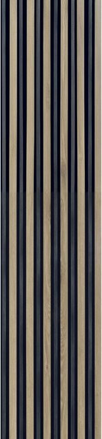 Kosche Akustikpaneel foliert 3D Bi-Colour in Anthrazit und Multicolour, B: 56,1 cm, H: 240 cm - Bild 1
