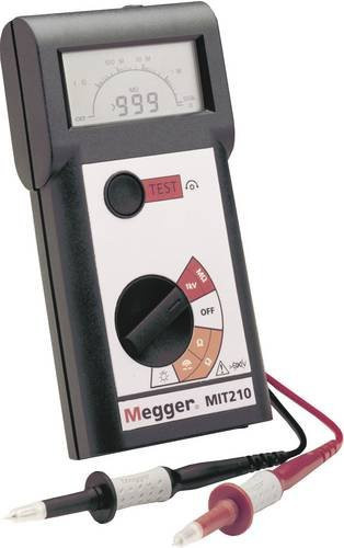 Megger MIT210-EN Isolationsmessgerät 1000V 1000 MΩ in Schwarz - Bild 1