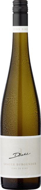 Diehl Eins zu Eins Grauer Burgunder Weißwein, Pfalz, 2025, trocken, 0,75 l - Bild 1