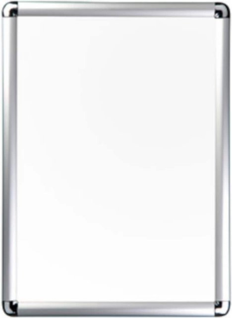 Magnetoplan Klapprahmen SP A1 in Silber Chrom aus Aluminium und Polystyrol - Bild 1