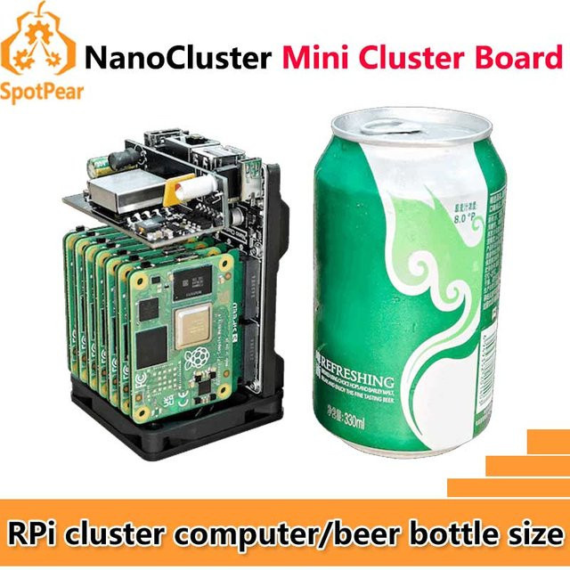 Sipeed NanoCluster Mini Cluster Board Mini-Datenzentrum für Raspberry Pi CM4 / LM3H / M4N - Bild 1