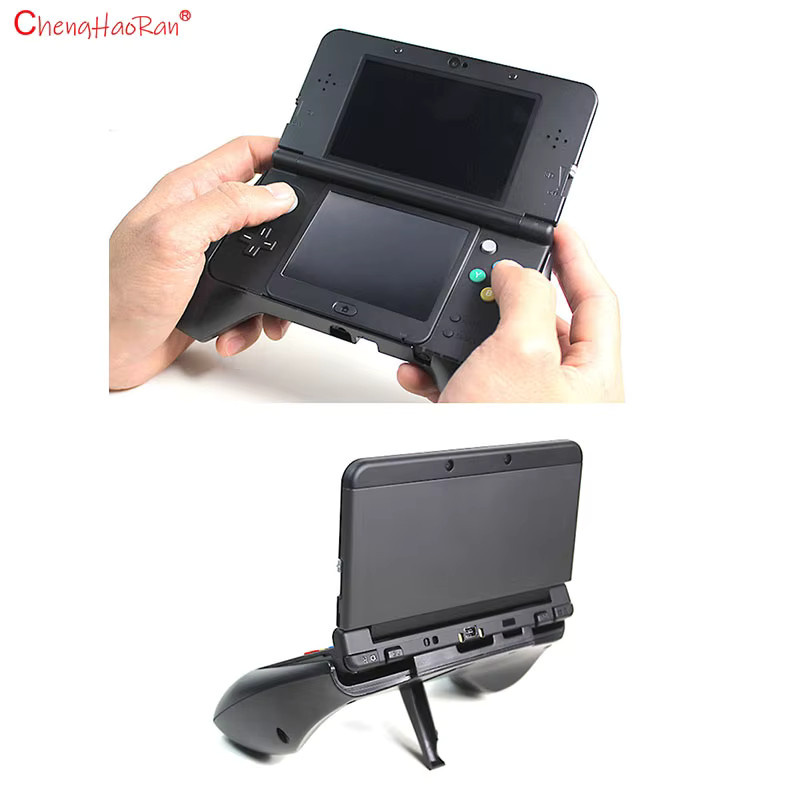 ChengHaoRan Spielcontroller-Hülle mit Handgriff-Ständer für Nintendo 3DS LL, XL und New 3DS LL in Schwarz - Bild 1
