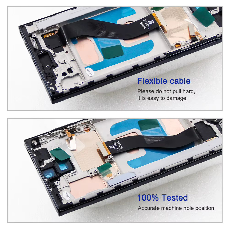 Samsung Galaxy Note 10 N970F LCD-Bildschirm mit Rahmen und Digitizer-Baugruppe als Ersatzteil in Schwarz oder Silber - Bild 3
