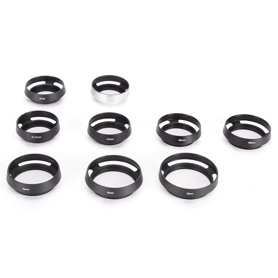 SD&HI Metall-Gegenlichtblende für Objektive in Schwarz - Bild 2