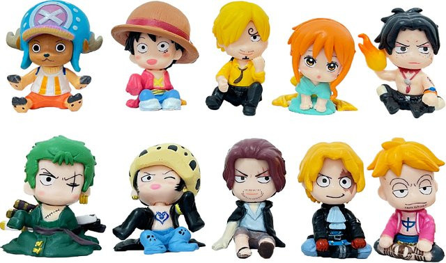 Bandai One Piece Figuren-Set, 10-teiliges Set - Bild 1