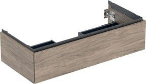 Geberit Waschtischunterschrank One, Wandhängend, Braun, B/T/H: 103,6 x 50,4 x 47 cm - Bild 1