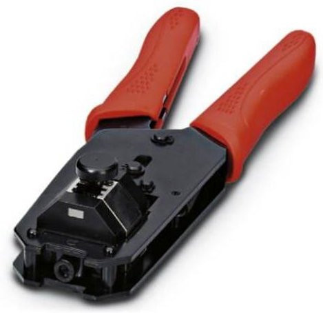 Phoenix Contact VS-CT-RJ45-H 1653265 Crimpzange für Stiftkontakte RJ45 in Rot - Bild 1