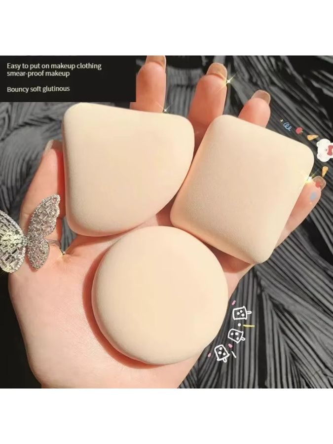 RUZOFO Make-up-Puff, 3-teilig, für Foundation und Puder - Bild 4