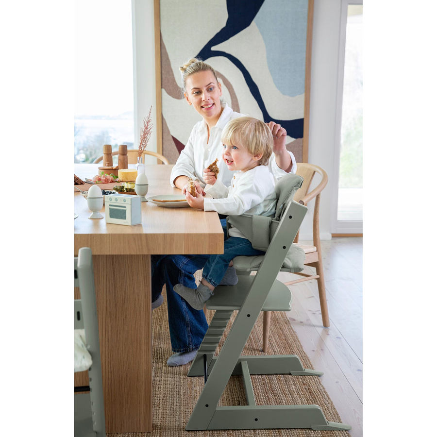 Stokke Tripp Trapp Treppenhochstuhl Bundle mit Newbornset und Babyset in Light Grey - Bild 3