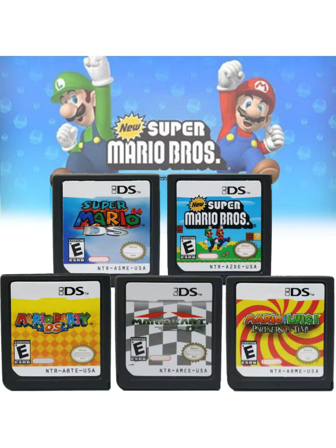 Bandai New Bros DS-Spiele-Kassette für Nintendo DS, NDSL, 2DS und 3DS in Multicolour - Bild 3