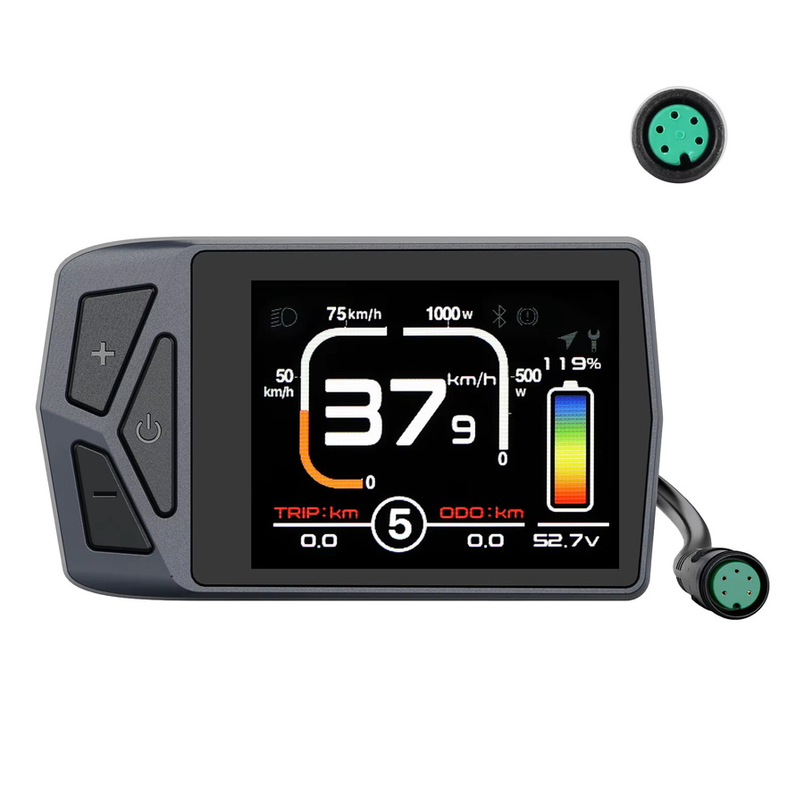 Bafang Bluetooth E-Bike Display mit UART Protokoll für Hub und Mid Motor Kits, Farbe: Schwarz - Bild 4
