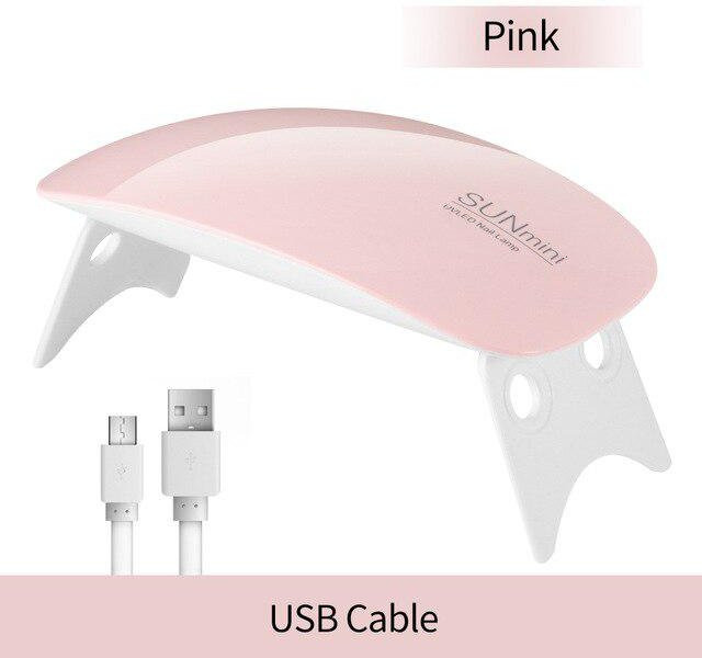 Faylisvow Nail Art Nagel Lampe, UV LED, rosa - Bild 1