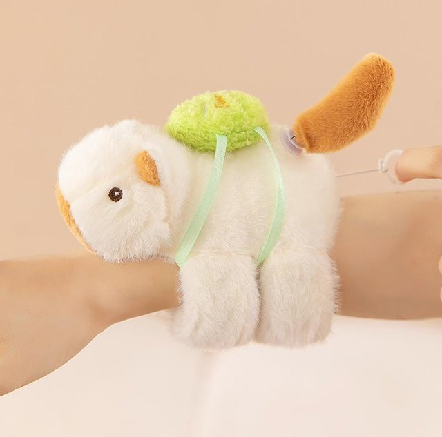 Kapibara Schnappring Puppe, Plüschtier, 15cm - Bild 1