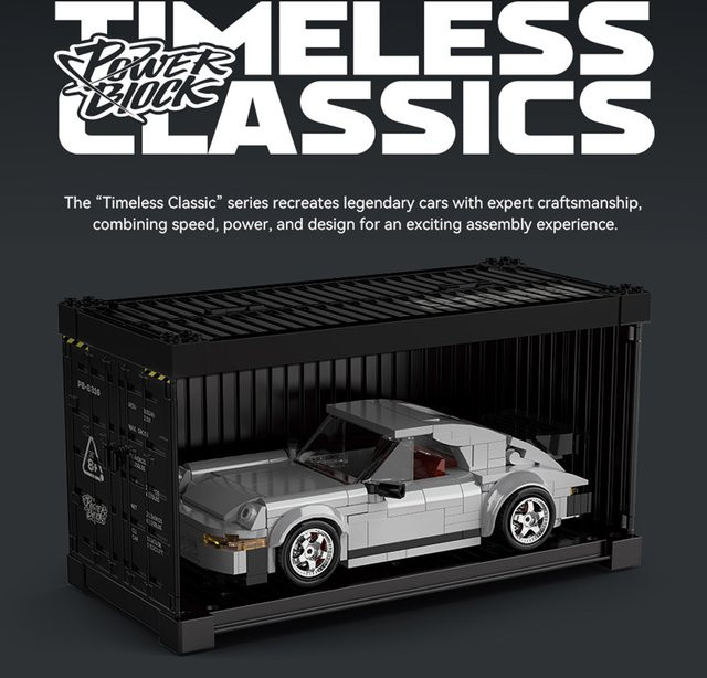 XQ Speed Series Supercar MOC-Bausteinset PB8816, 343-teiliges DIY-Montagespielzeug aus Kunststoff in Grau für Jugendliche und Erwachsene - Bild 1