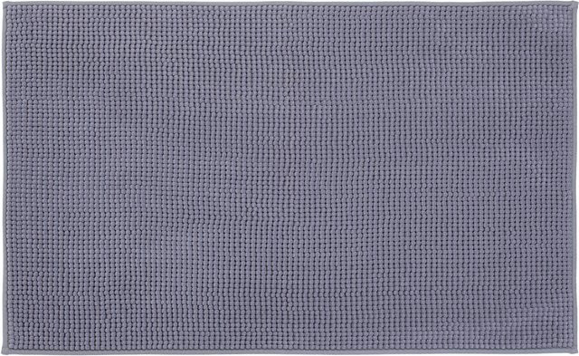 GÖZZE Badteppich Chenille aus Polyester in Anthrazit, B/L: 60 x 100 cm - Bild 1
