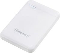 Intenso XS5000 Powerbank 5000 mAh in Weiß mit USB-A, USB-C und Micro USB sowie Statusanzeige - Bild 1