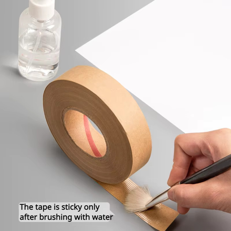 Braunes Künstler-Abdeckband aus Kraftpapier zum Abkleben für Aquarellmalerei und Leinwände, Länge: 50 m - Bild 2