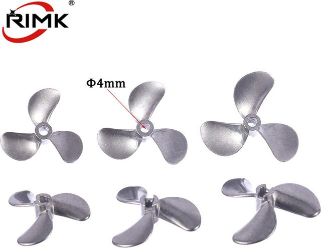 RIMK RC Boot Propeller, Metall, Links/Rechts 3-Blatt - Bild 1