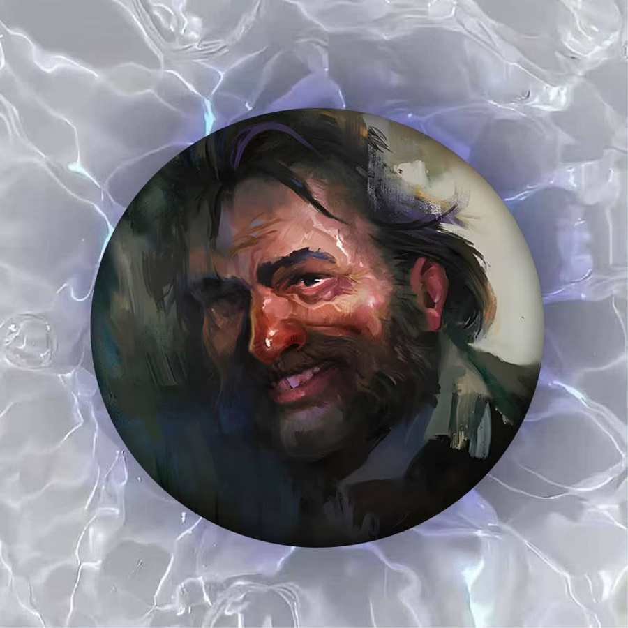 Brosche Disco Elysium Spiel Cartoon Stil, Emaille Pin - Bild 5