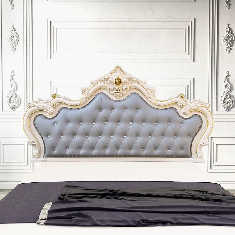 Luxuriöses Polsterbett im Prinzessinnen-Stil mit integrierten Nachttischen und Kopfteil, Breite: 180 cm, Tiefe: 200 cm - Bild 2