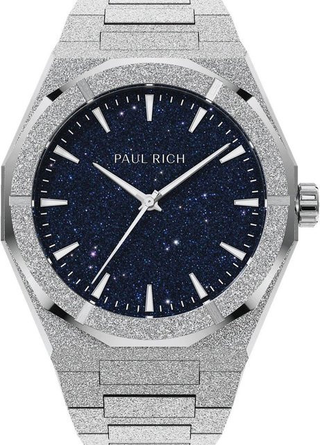 Paul Rich Herrenuhr, Quarz, Edelstahl, Blau, 43 mm, 5 ATM - Bild 1