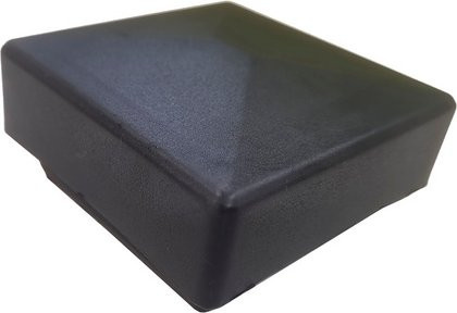 FLORAWORLD Pfostenkappe quadratisch aus Kunststoff, schwarz, B/B: 60 x 60 mm - Bild 1