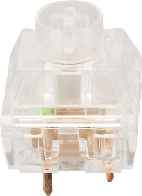 30 Stück DIYelecs Mechanische Tastaturschalter, Wasserdicht und mit Hintergrundbeleuchtung, Farbe: Weiß/Transparent - Bild 1
