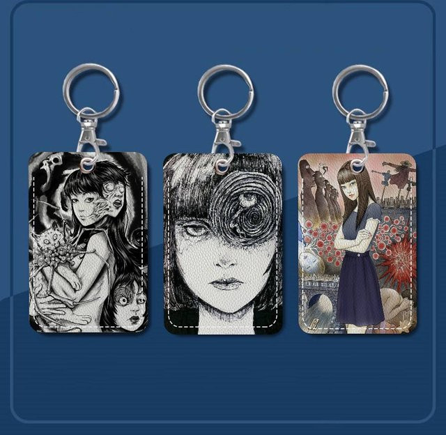 Junji Ito Horror Kartenhalter aus Kunststoff in Multicolour für Essenskarten, Buskarten oder Arbeitskarten - Bild 1