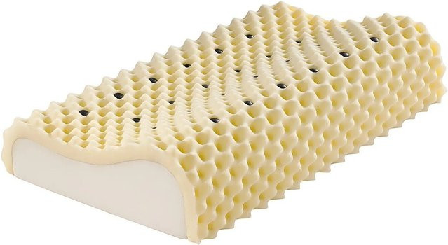Vente-unique Hypnose Kopfkissen aus Memory-Foam mit abnehmbarem Bezug, Weiß, B/T: 58 x 58 cm - Bild 1