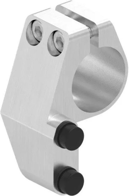 FeNau Rollwagenstopper V2A Links aus Edelstahl in Silber - Bild 1