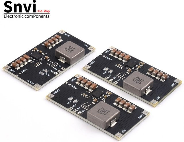 Snvi TPS61088 DC-DC-Boost-Konvertermodul Hochleistungs-Aufwärtswandler für Lithium-Batterie-Stromversorgung in Schwarz - Bild 1