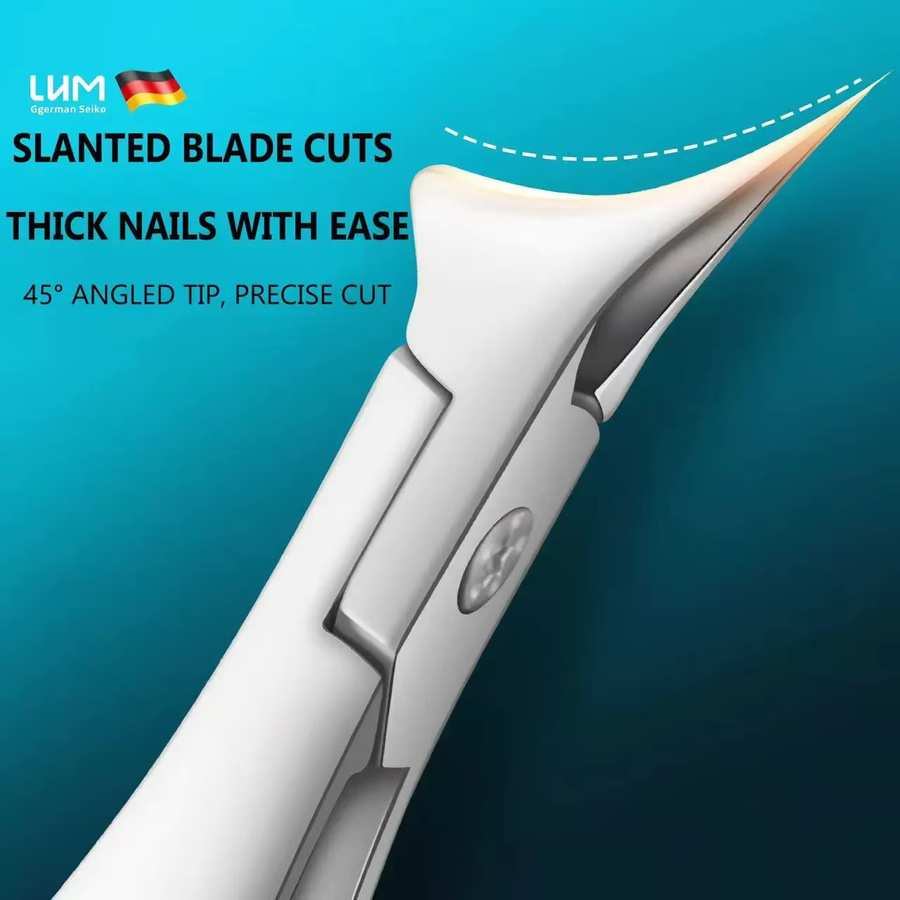 Laihemi Zehennagelknipser mit Nagelfeile und Schutzhülle, Unisex - Bild 4