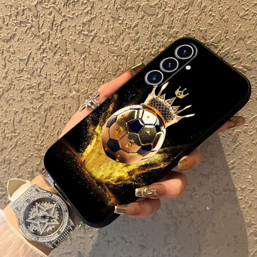 Handyhülle mit Fußball-Design für Samsung Galaxy A-Serie (A12, A13, A15, A16, A17, A23, A25, A36, A37, A41, A50, A51, A52, A53, A55, A57, A70, A73, A05, A06) - Bild 2
