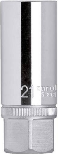 Gedore RED Zündkerzeneinsatz 21 mm mit 1/2 Zoll Antrieb, Farbe: Silber - Bild 1
