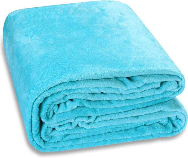 Premium Kuscheldecke von MONZANA in Blau aus Vlies, Breite: 200 cm, Tiefe: 150 cm - Bild 1