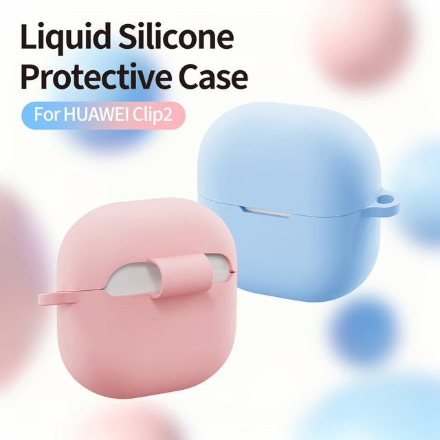 Stoßfeste Silikonhülle für Huawei FreeClip 2 mit Schutz für die Ladebox - Bild 1