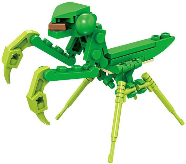 DBPALY MOC Cartoon Tiere Bausteine Insekt Schmetterling Gottesanbeterin Modell ab 3 Jahren - Bild 1