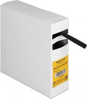 Delock 19979 Schrumpfschlauch Schwarz 7mm Schrumpfrate 3:1 - Bild 1
