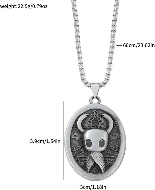 Halskette Hornet Vintage Anhänger, Metall, gray, Unisex - Bild 1