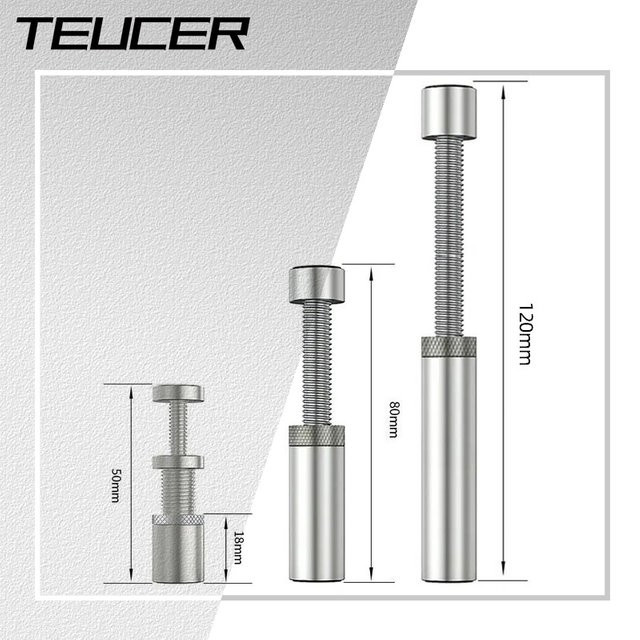 TEUCER VC-16 GPU Halter Grafikkarte Ständer aus Aluminium Legierung, vertikal, teleskopierbar und rotierend, Schwarz - Bild 1