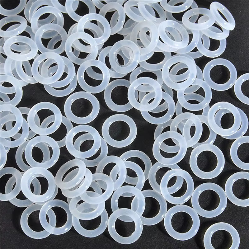 KOQZM 120 Stück Gummi O-Ring Tastatur Schalter Dämpfer in Weiß für Tastatur Zubehör und Tastenkappen Ersatz - Bild 3