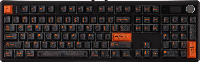 EPOMAKER TH108 V2 PRO Mechanische Tastatur mit Bildschirm und Drehregler, 100% ANSI US-Layout, Kabellos via Bluetooth oder 2,4GHz sowie Kabelgebunden, kompatibel mit Mac - Bild 1