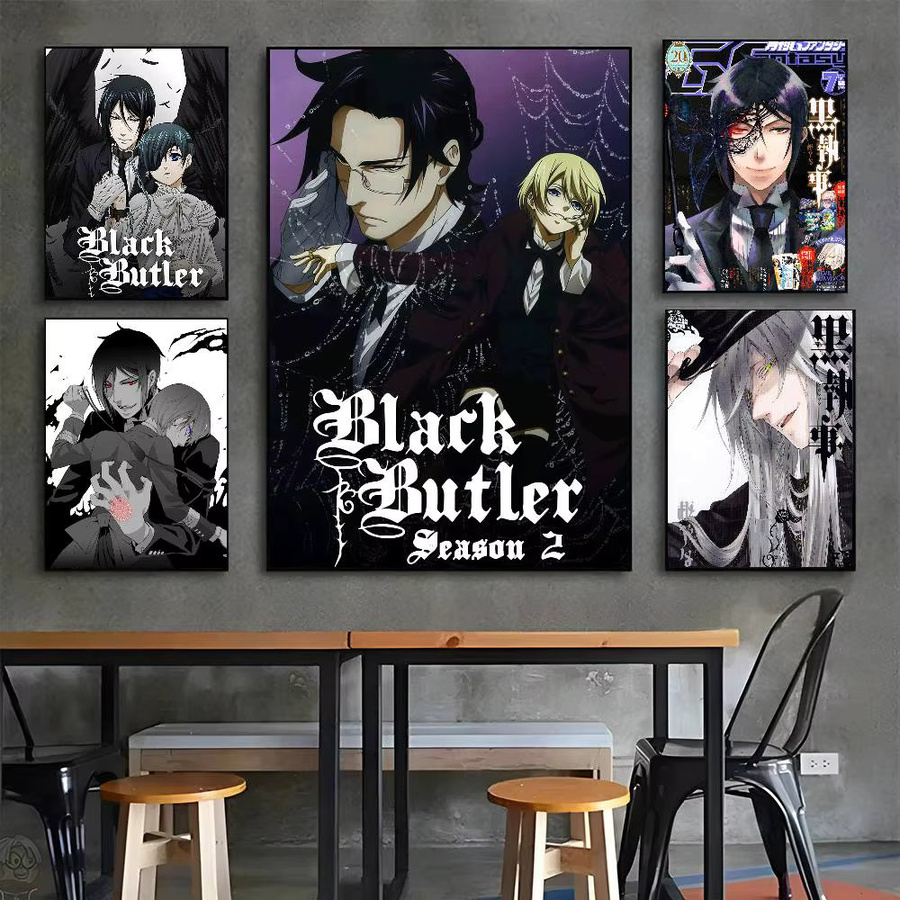 Wasserfeste Anime Black Butler-r HD Wanddekoration in Multicolour für dein Zuhause - Bild 2