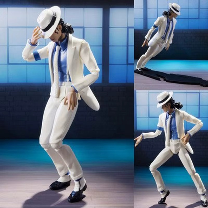 Bandai Michael Jackson Moon Walk Actionfigur, Weiß, Einzelfigur - Bild 2