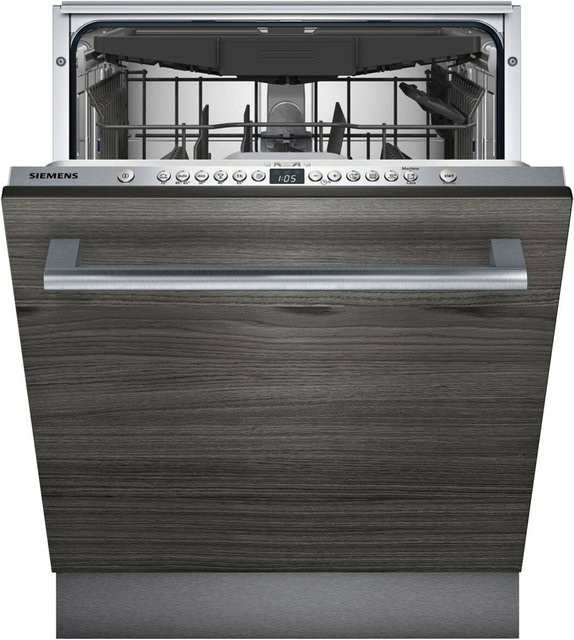 Siemens Einbaugeschirrspüler SN636X06KE vollintegriert in Edelstahl Silber, B/H/T: 59,8 x 81,5 x 55,0 cm - Bild 1