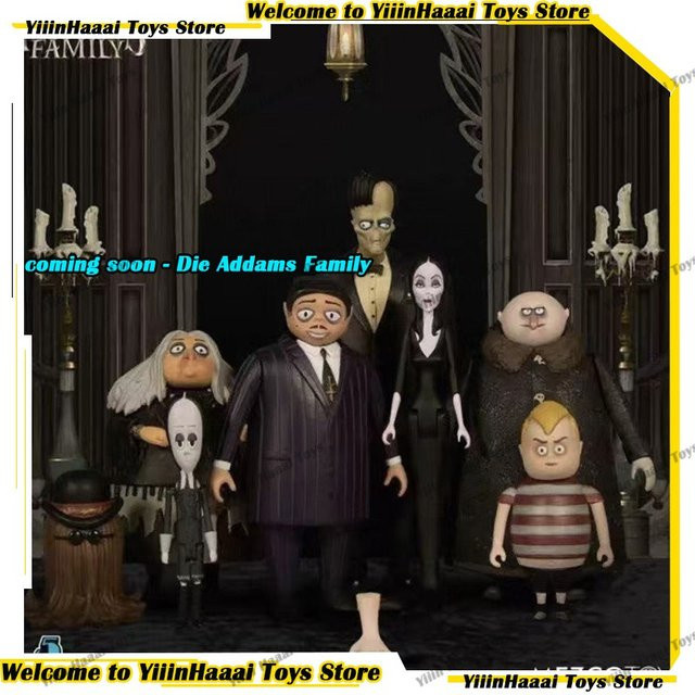 Bandai Die Addams Family Anime-Figur, Einzelfigur, Kunststoff - Bild 1