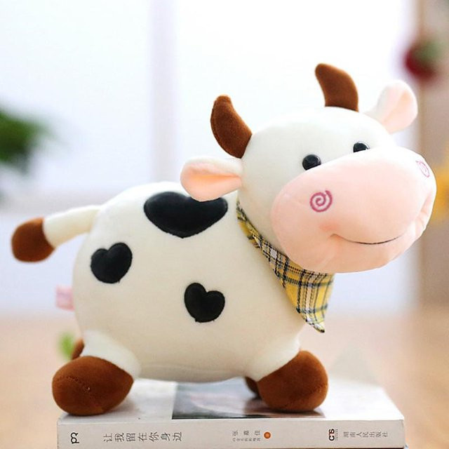 Yiran toy Kuh Puppe, Plüschtier, Bunt / Mehrfarbig, Weiß - Bild 1