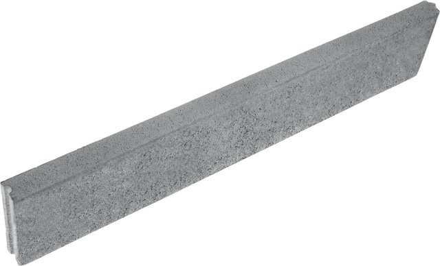 EHL Rasenkantenstein Grau abgerundet B: 100 cm, T: 25 cm, H: 5 cm - Bild 1